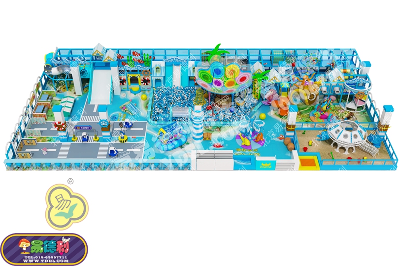天津海洋系列淘氣堡設備
