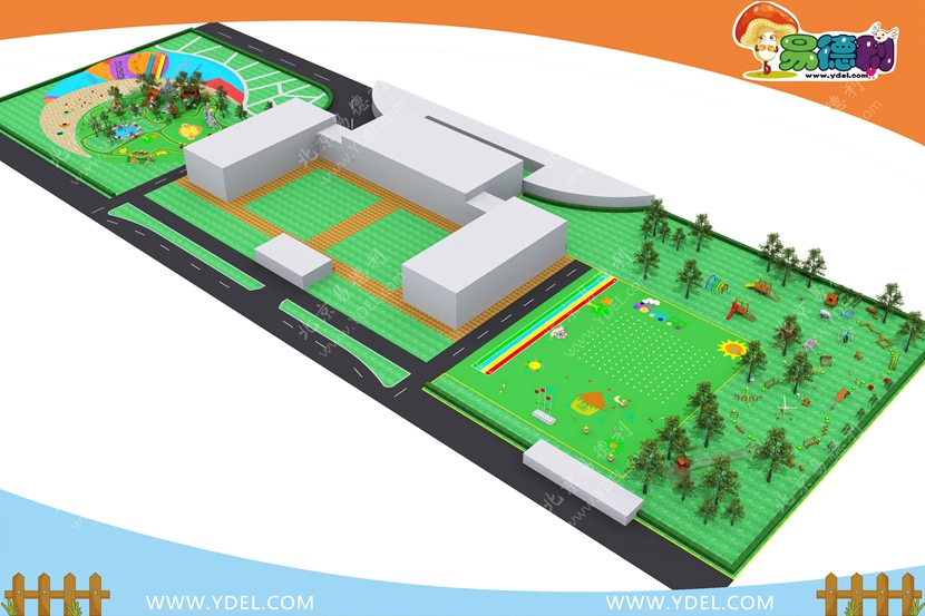 幼兒園戶外游樂設備項目落地