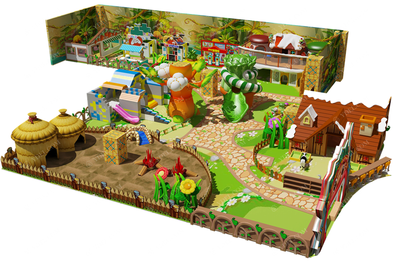 室內(nèi)親子互動卡通樂園